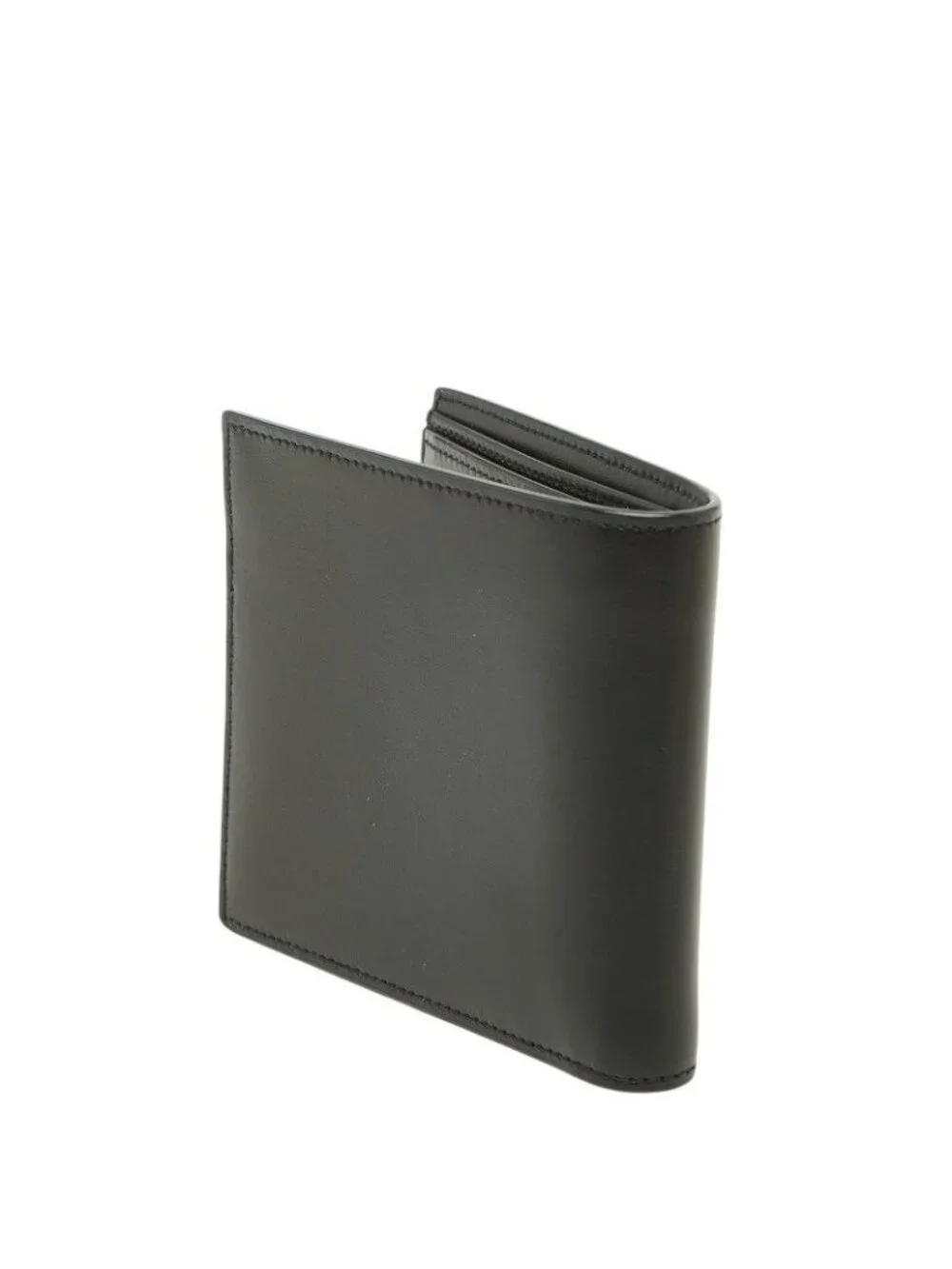 ★SOLD★ Saint Laurent Tiny Cassandra YSL Logo Bifold Wallet Black Leather - Picture 2 of 10